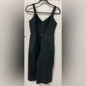 Gap Linen Black Jumpsuit